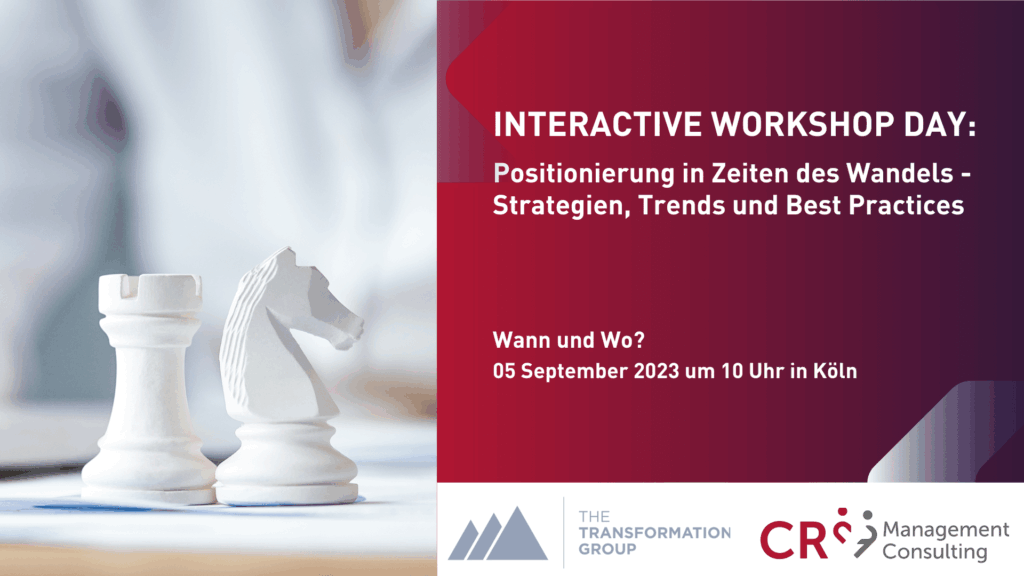 Banner Workshop zur Positionierung